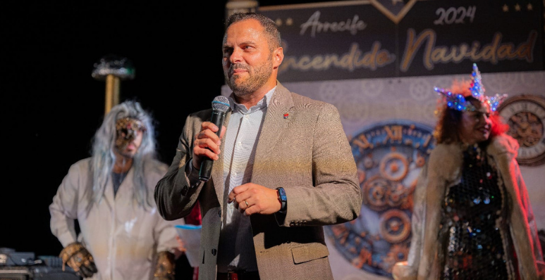 El alcalde de Arrecife, Yonathan de León