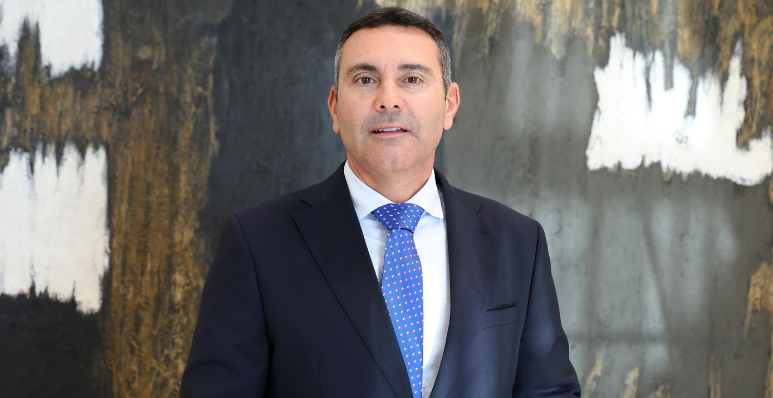El presidente del Cabildo de Lanzarote, Oswaldo Betancort