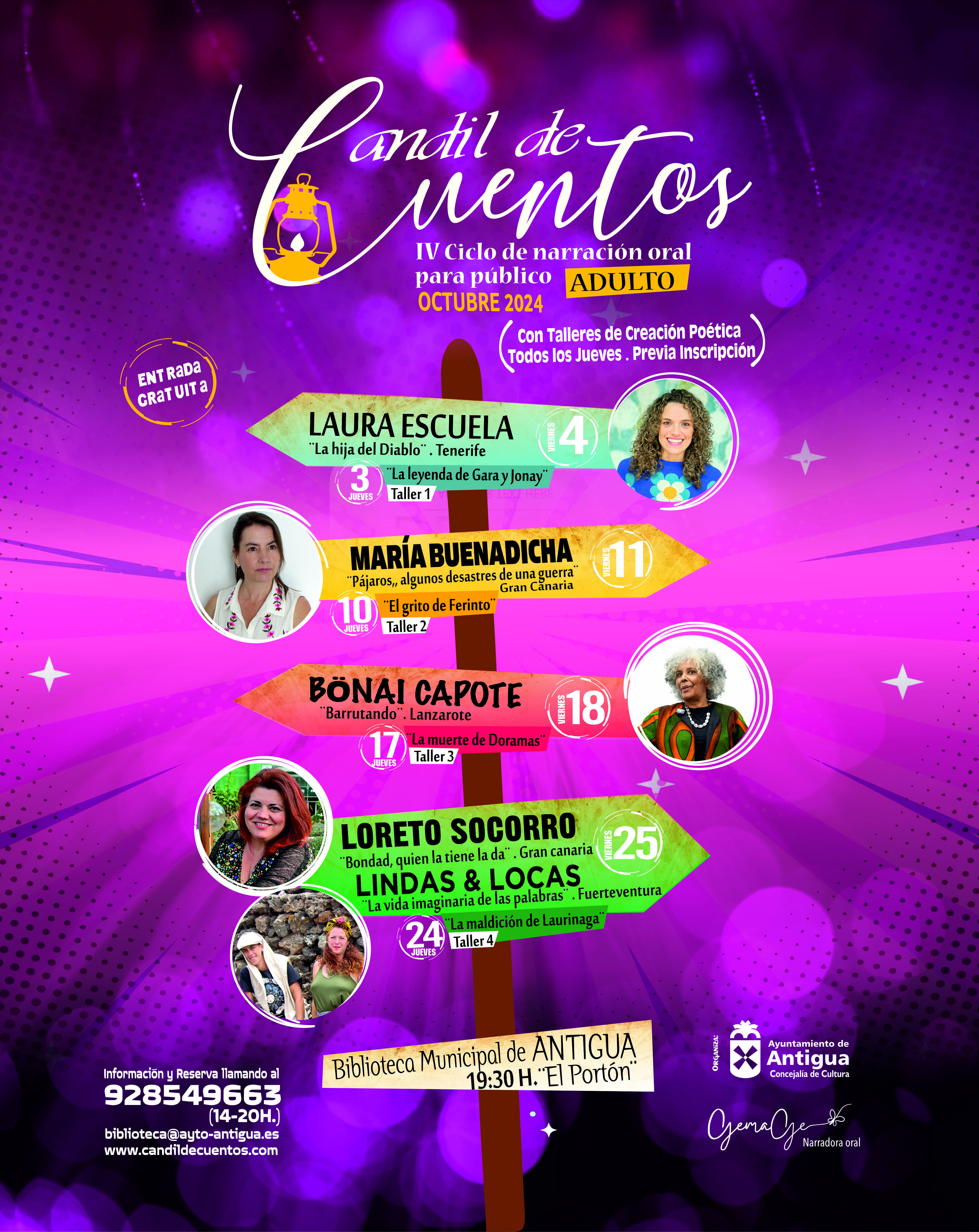 Cartel Candil de Cuentos 2024