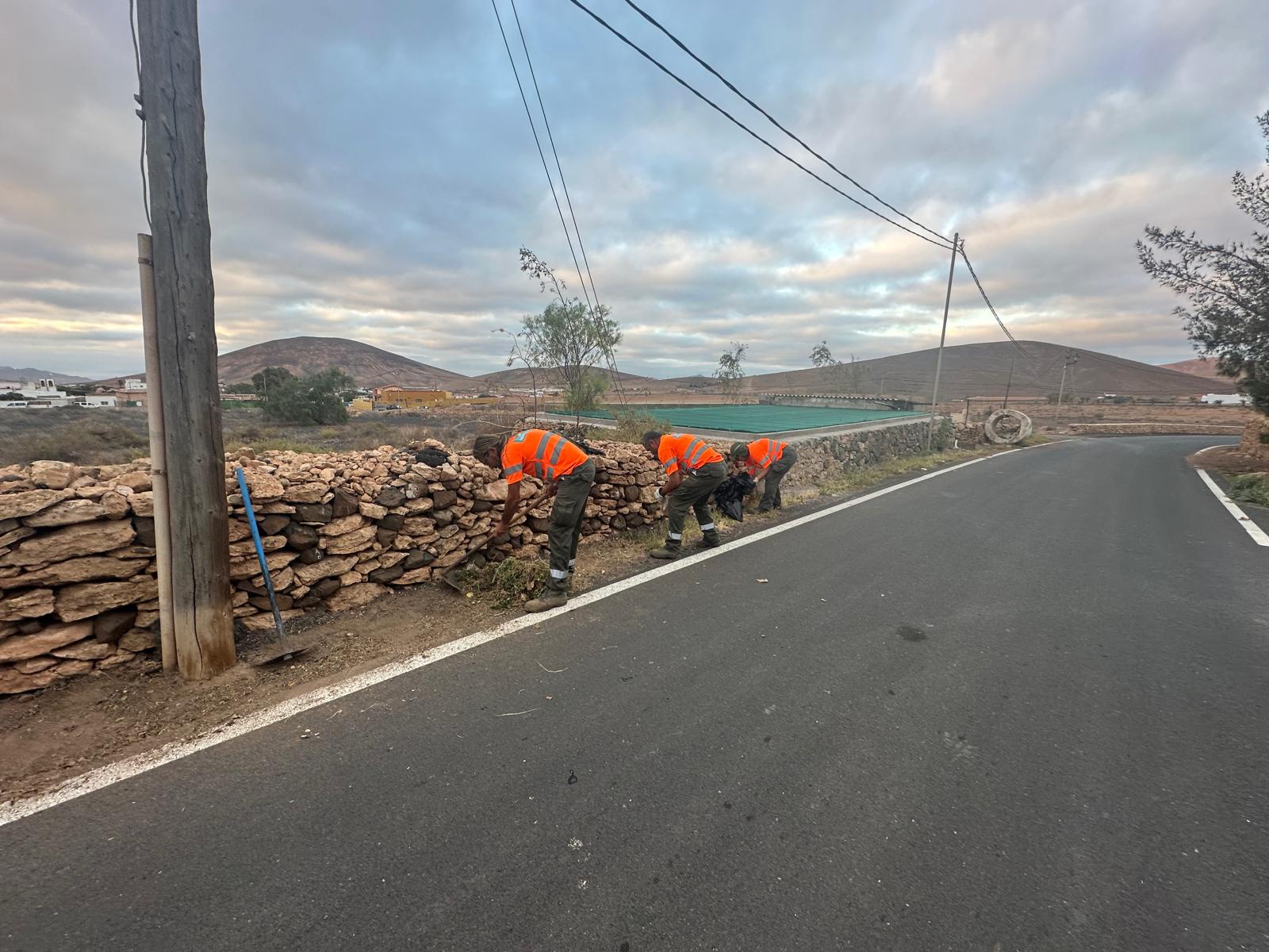 Obras de acondicionamiento en Tuineje
