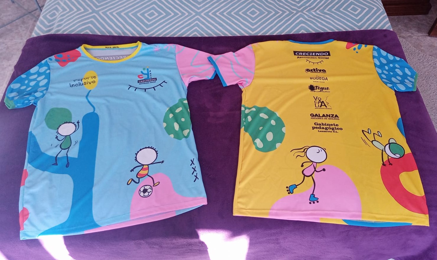 Camisetas de apoyo al deporte inclusivo