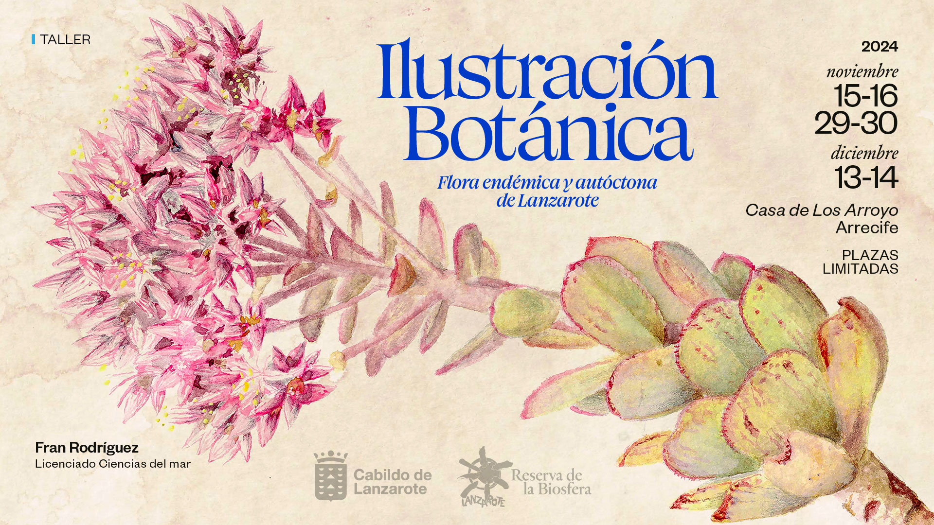 Ilustración botánica, Lanzarote