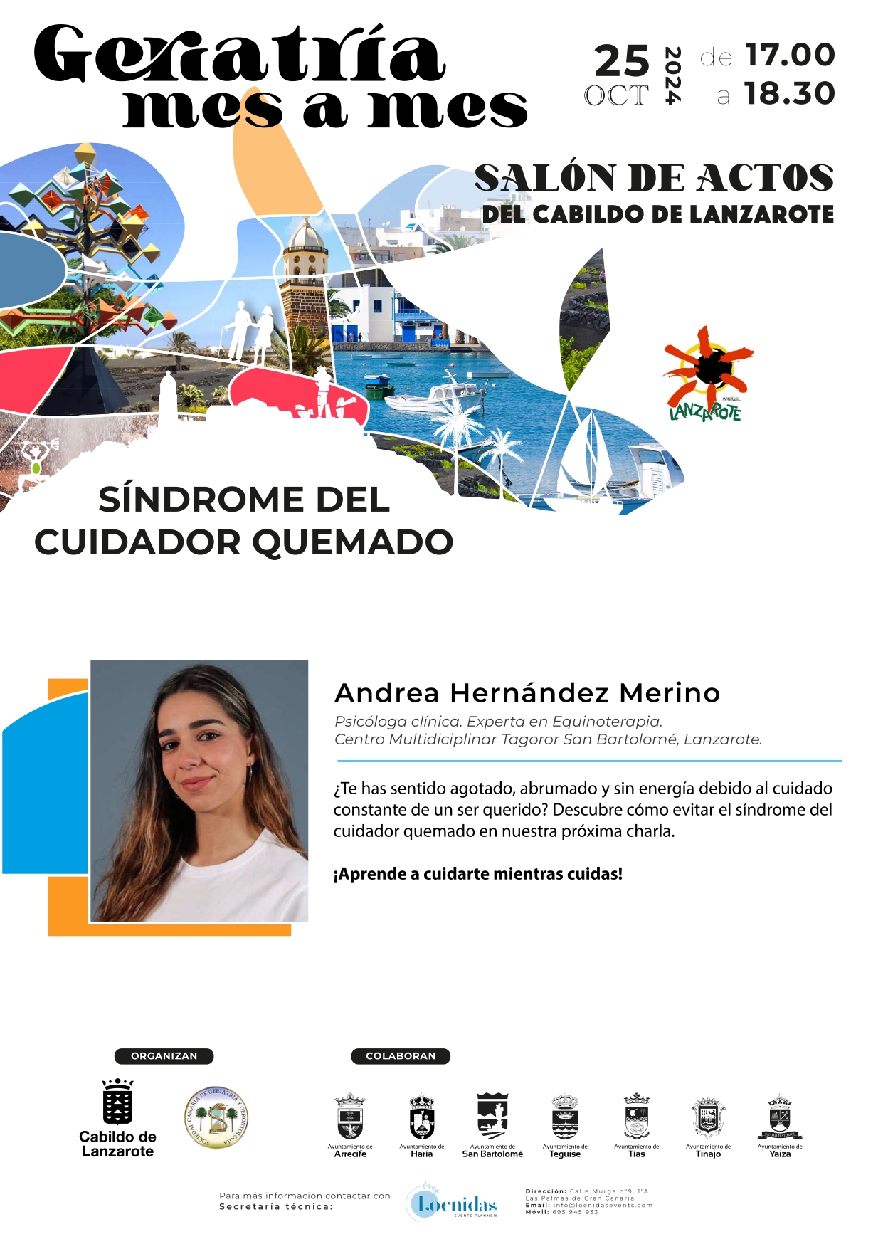Charla Geriatria 'Mes a Mes' 25 octubre